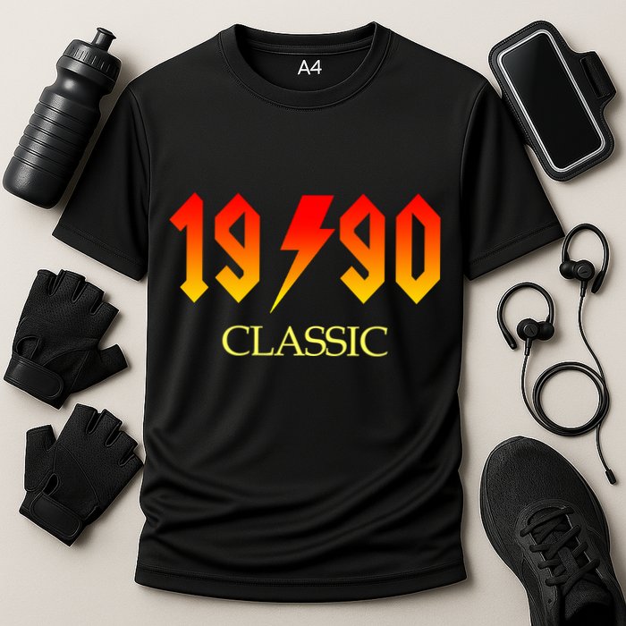 1990 Classic Rock 30th Birthday Cooling Performance Crew T-Shirt