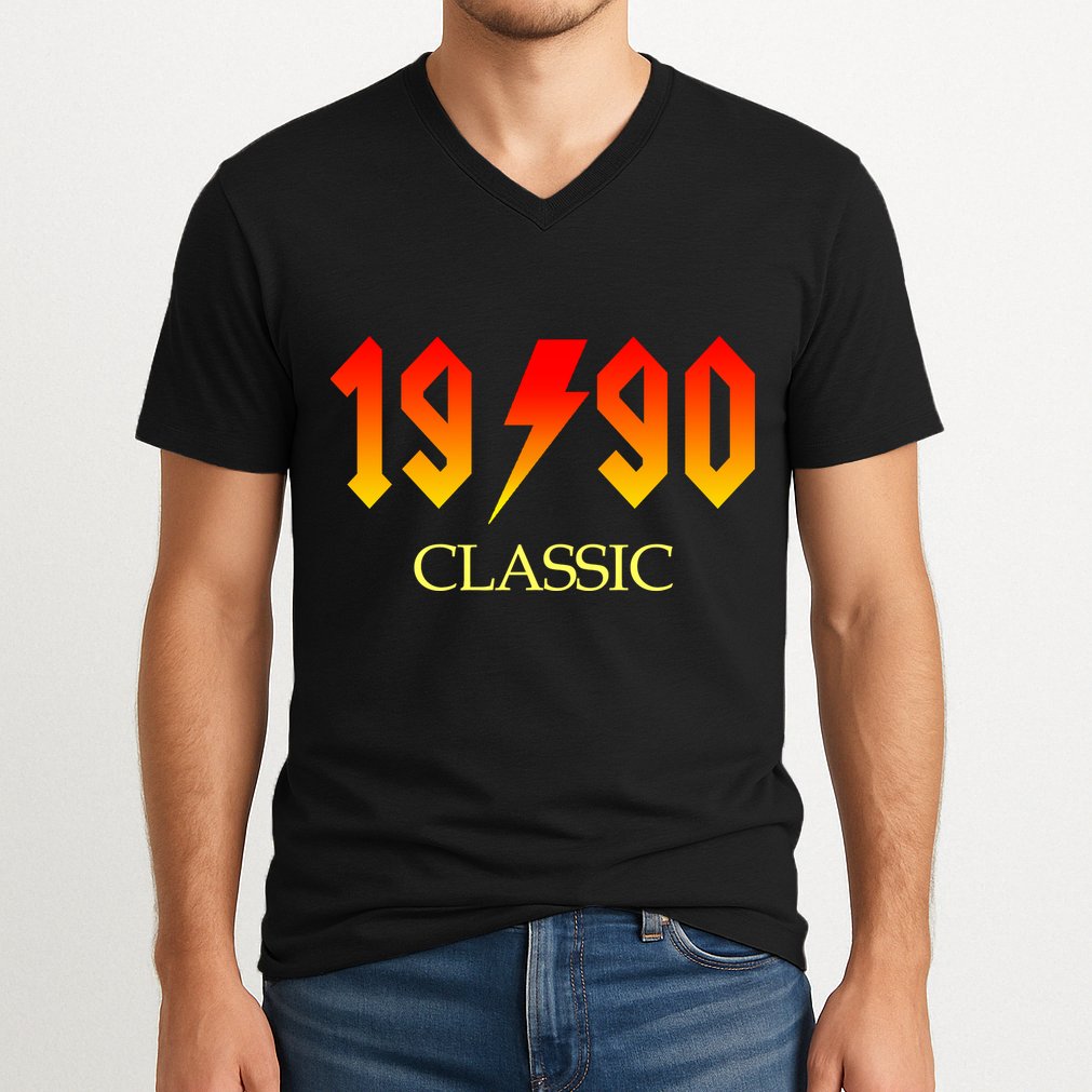 1990 Classic Rock 30th Birthday V-Neck T-Shirt