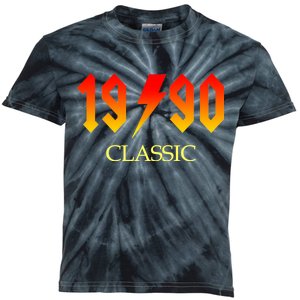 1990 Classic Rock 30th Birthday Kids Tie-Dye T-Shirt