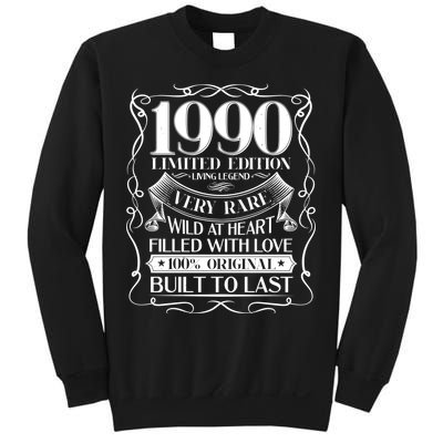 1990 Rare Limited Edition Legend 30th Birthday Sweatshirt