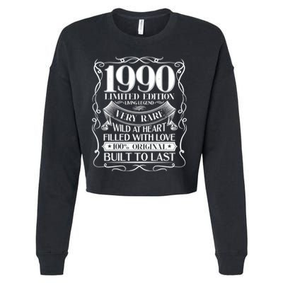1990 Rare Limited Edition Legend 30th Birthday Cropped Pullover Crew