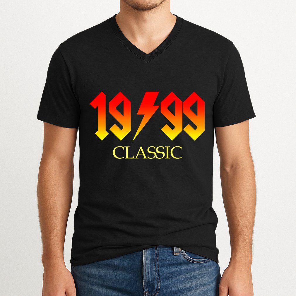 1999 Classic Rock 20th Birthday V-Neck T-Shirt