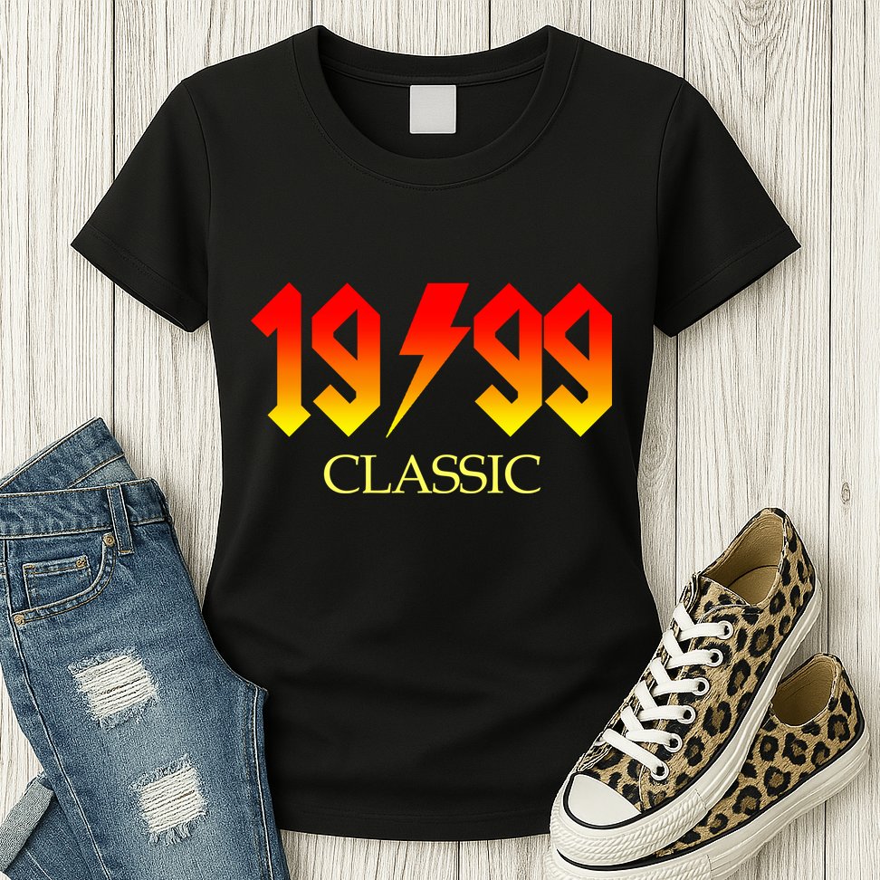 1999 Classic Rock 20th Birthday Womens T-Shirt