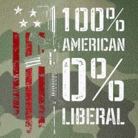 100 American 0 Liberal Funny Pro Gun On Back Legacy Tie Dye Trucker Hat
