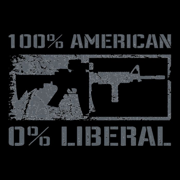 100 American 0 Liberal 2nd Amendment AR15 Rifle Funny Gun Baby Bodysuit