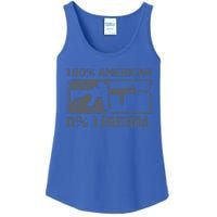 100% American 0% Liberal 2nd Adt Ar15 Rifle Funny Gun Gift Ladies Essential Tank