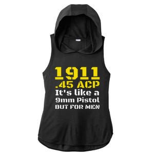 1911 Accessories 1911 .45 Acp For Sport Shooting Ipsc Ladies PosiCharge Tri-Blend Wicking Draft Hoodie Tank