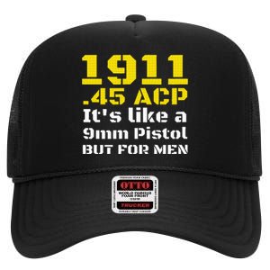 1911 Accessories 1911 .45 Acp For Sport Shooting Ipsc High Crown Mesh Back Trucker Hat