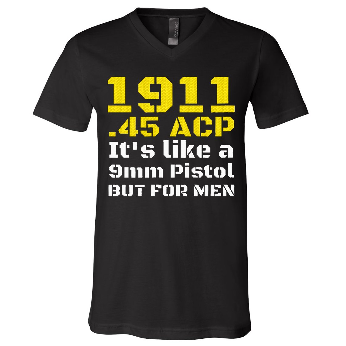 1911 Accessories 1911 .45 Acp For Sport Shooting Ipsc V-Neck T-Shirt