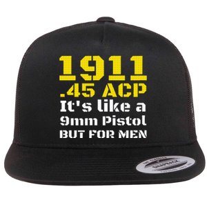 1911 Accessories 1911 .45 Acp For Sport Shooting Ipsc Flat Bill Trucker Hat