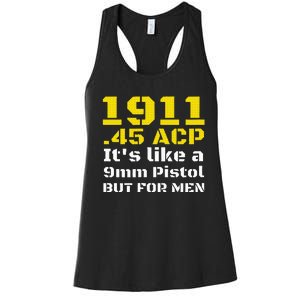 1911 Accessories 1911 .45 Acp For Sport Shooting Ipsc Women's Racerback Tank