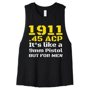 1911 Accessories 1911 .45 Acp For Sport Shooting Ipsc Women's Racerback Cropped Tank