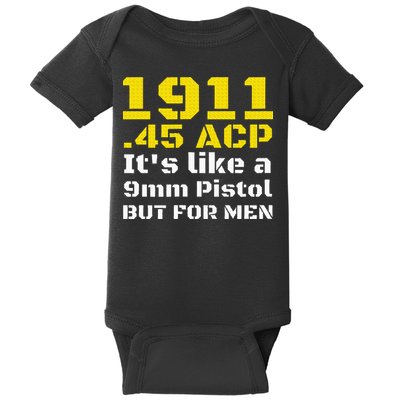 1911 Accessories 1911 .45 Acp For Sport Shooting Ipsc Baby Bodysuit