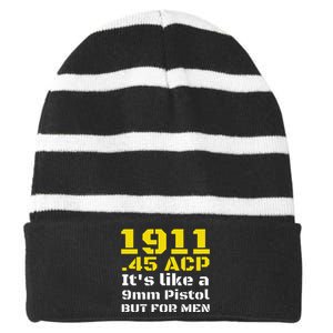 1911 Accessories 1911 .45 Acp For Sport Shooting Ipsc Striped Beanie with Solid Band