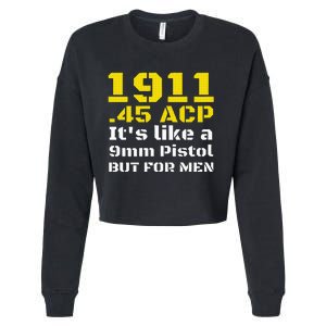 1911 Accessories 1911 .45 Acp For Sport Shooting Ipsc Cropped Pullover Crew