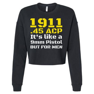 1911 Accessories 1911 .45 Acp For Sport Shooting Ipsc Cropped Pullover Crew