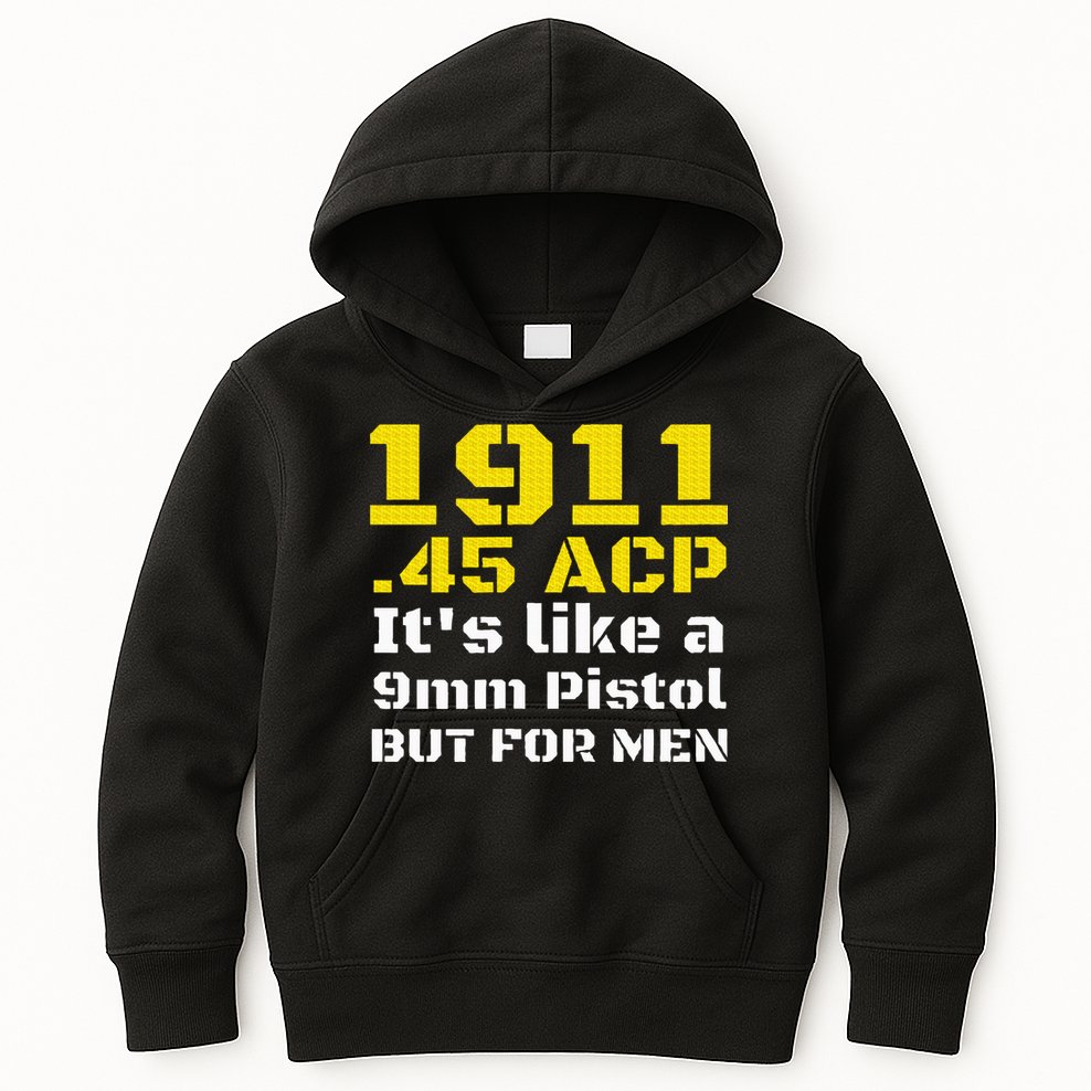 1911 Accessories 1911 .45 Acp For Sport Shooting Ipsc Kids Hoodie
