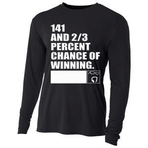 141 And 23 Percent Chance Of Winning Cooling Performance Long Sleeve Crew