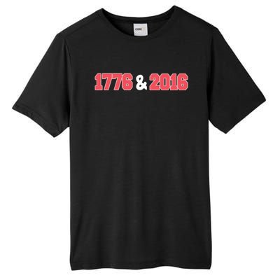 1776 And 2016 4th Of July Tall Fusion ChromaSoft Performance T-Shirt