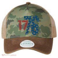 1776 American 4th Of July Legacy Tie Dye Trucker Hat