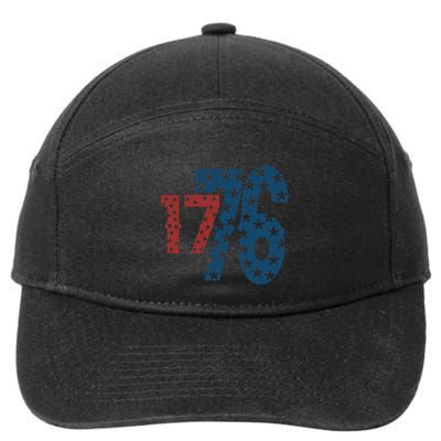 1776 American 4th Of July 7-Panel Snapback Hat