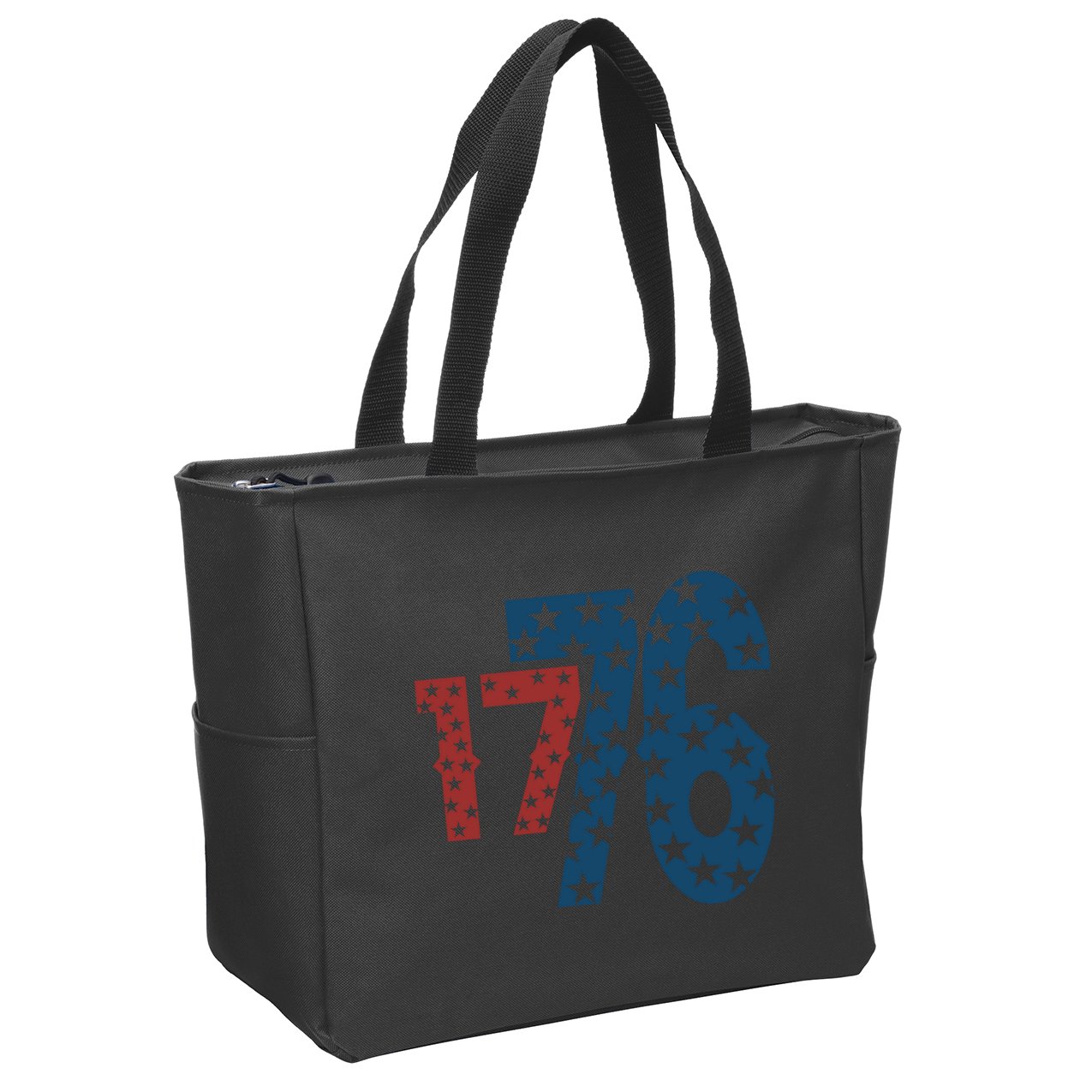 1776 American 4th Of July Zip Tote Bag