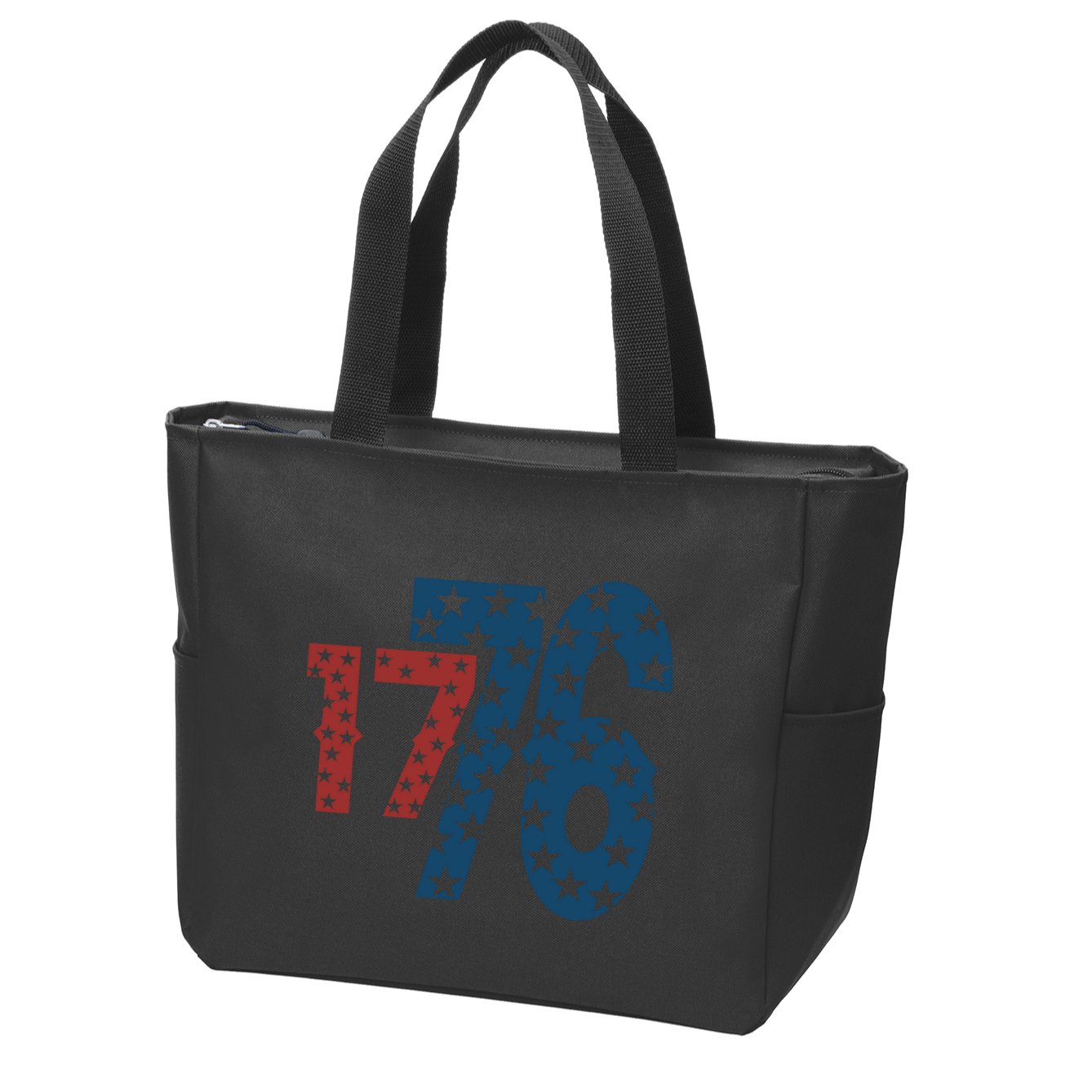 1776 American 4th Of July Zip Tote Bag