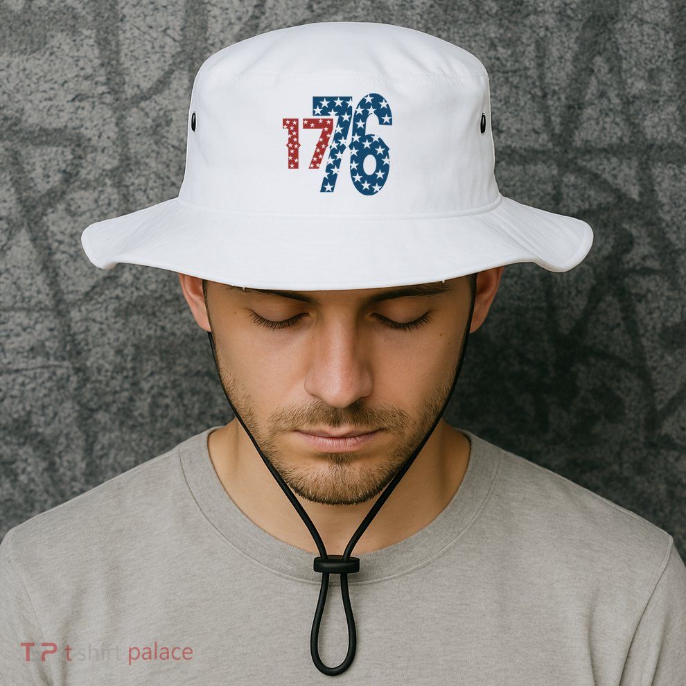 1776 American 4th Of July Bucket Hat