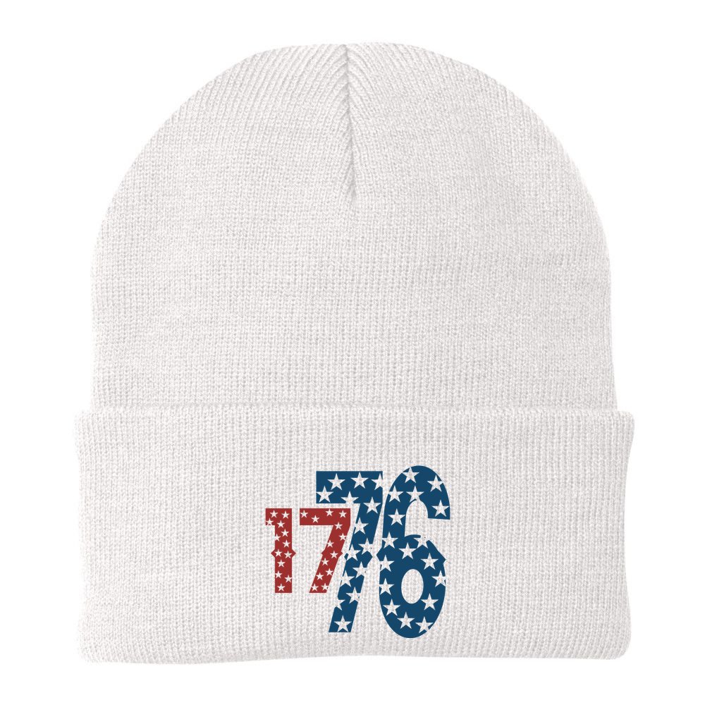 1776 American 4th Of July Beanie