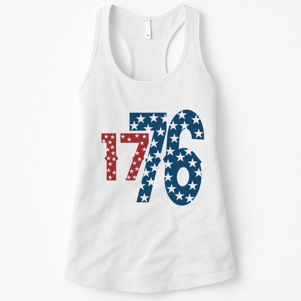 1776 American 4th Of July Womens Tank Top