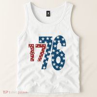 1776 American 4th Of July Tank Top
