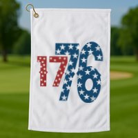 1776 American 4th Of July Golf Towel