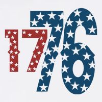 1776 American 4th Of July Golf Towel