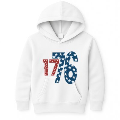 1776 American 4th Of July Kids Hoodie