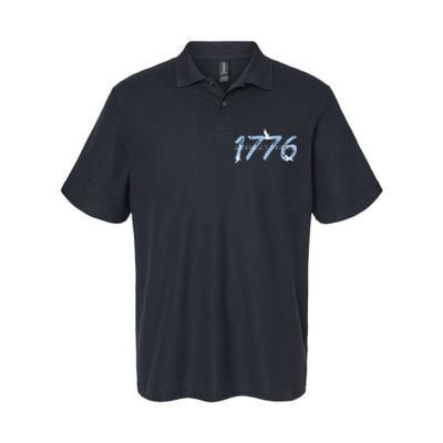 1776 America 4th Of July Softstyle Adult Sport Polo