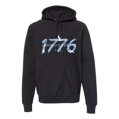 1776 America 4th Of July Premium Hoodie