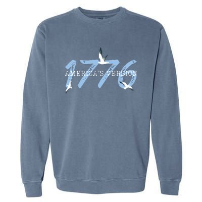 1776 America 4th Of July Garment-Dyed Sweatshirt