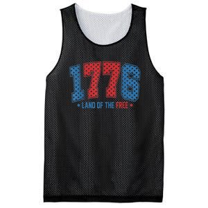 1776 America 4th Of July Usa Flag Fourth Of July Mesh Reversible Basketball Jersey Tank