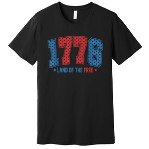 1776 America 4th Of July Usa Flag Fourth Of July Premium T-Shirt