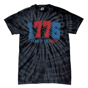 1776 America 4th Of July Usa Flag Fourth Of July Tie-Dye T-Shirt