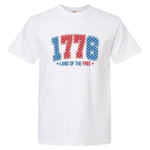 1776 America 4th Of July Usa Flag Fourth Of July Garment-Dyed Heavyweight T-Shirt