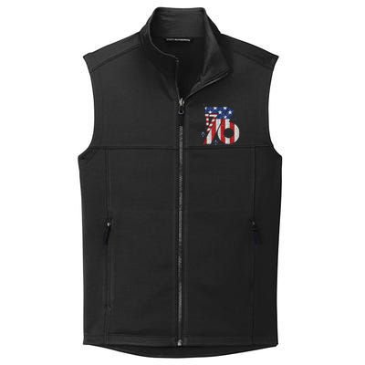 1776 America 4th Of July Usa Flag Fourth Of July Collective Smooth Fleece Vest