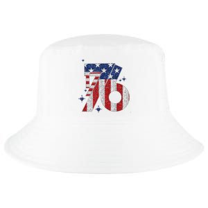 1776 America 4th Of July Usa Flag Fourth Of July Cool Comfort Performance Bucket Hat