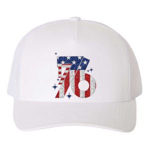 1776 America 4th Of July Usa Flag Fourth Of July Yupoong Adult 5-Panel Trucker Hat