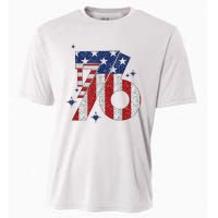 1776 America 4th Of July Usa Flag Fourth Of July Cooling Performance Crew T-Shirt