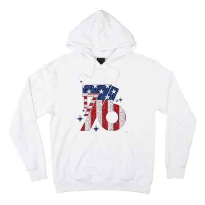 1776 America 4th Of July Usa Flag Fourth Of July Hoodie