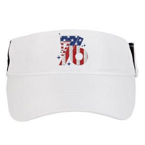 1776 America 4th Of July Usa Flag Fourth Of July Adult Drive Performance Visor