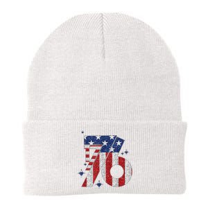 1776 America 4th Of July Usa Flag Fourth Of July Knit Cap Winter Beanie