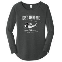 101st Airborne Air Assault Helicopter Fort Campbell Kentucky Women's Perfect Tri Tunic Long Sleeve Shirt