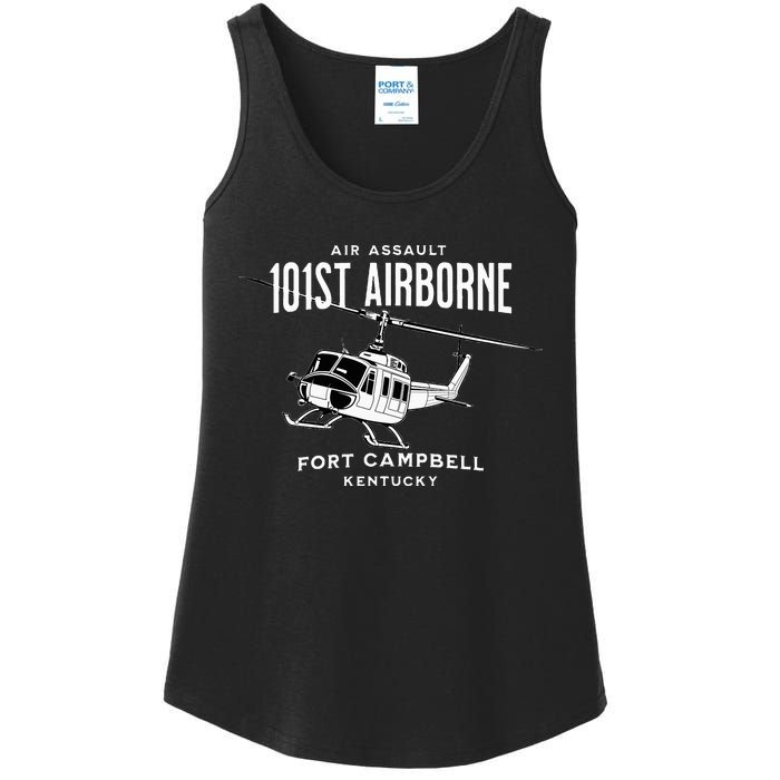 101st Airborne Air Assault Helicopter Fort Campbell Kentucky Ladies Essential Tank